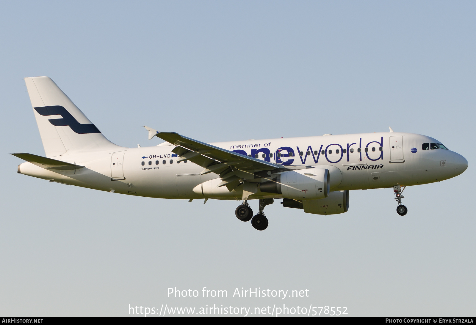 Aircraft Photo of OH-LVD | Airbus A319-112 | Finnair | AirHistory.net #578552