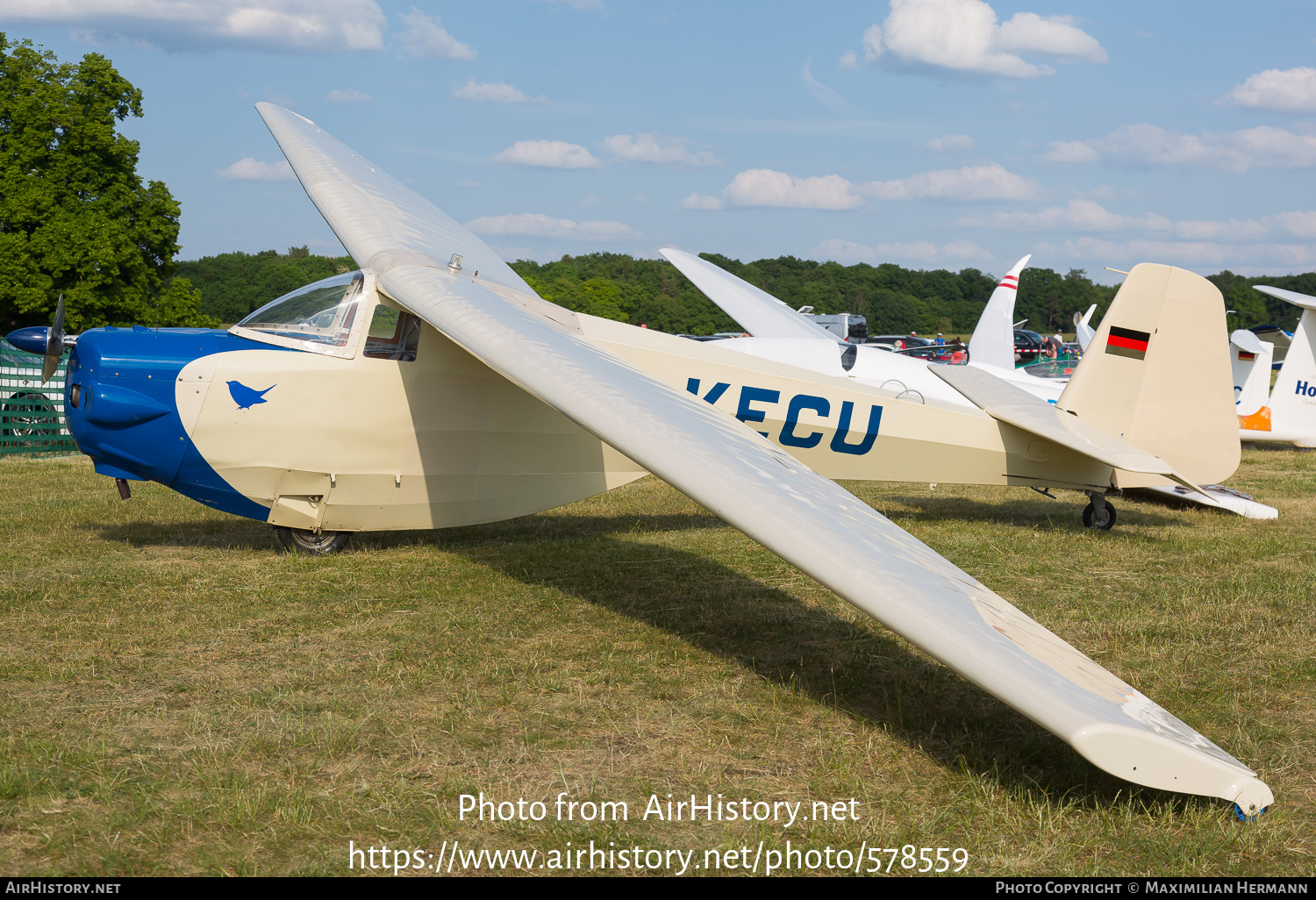 Aircraft Photo of D-KECU | Scheibe SF-24B Motorspatz | AirHistory.net #578559