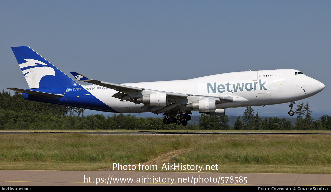 Aircraft Photo of TF-AMM | Boeing 747-4H6(BDSF) | Network Airline Management | AirHistory.net #578585