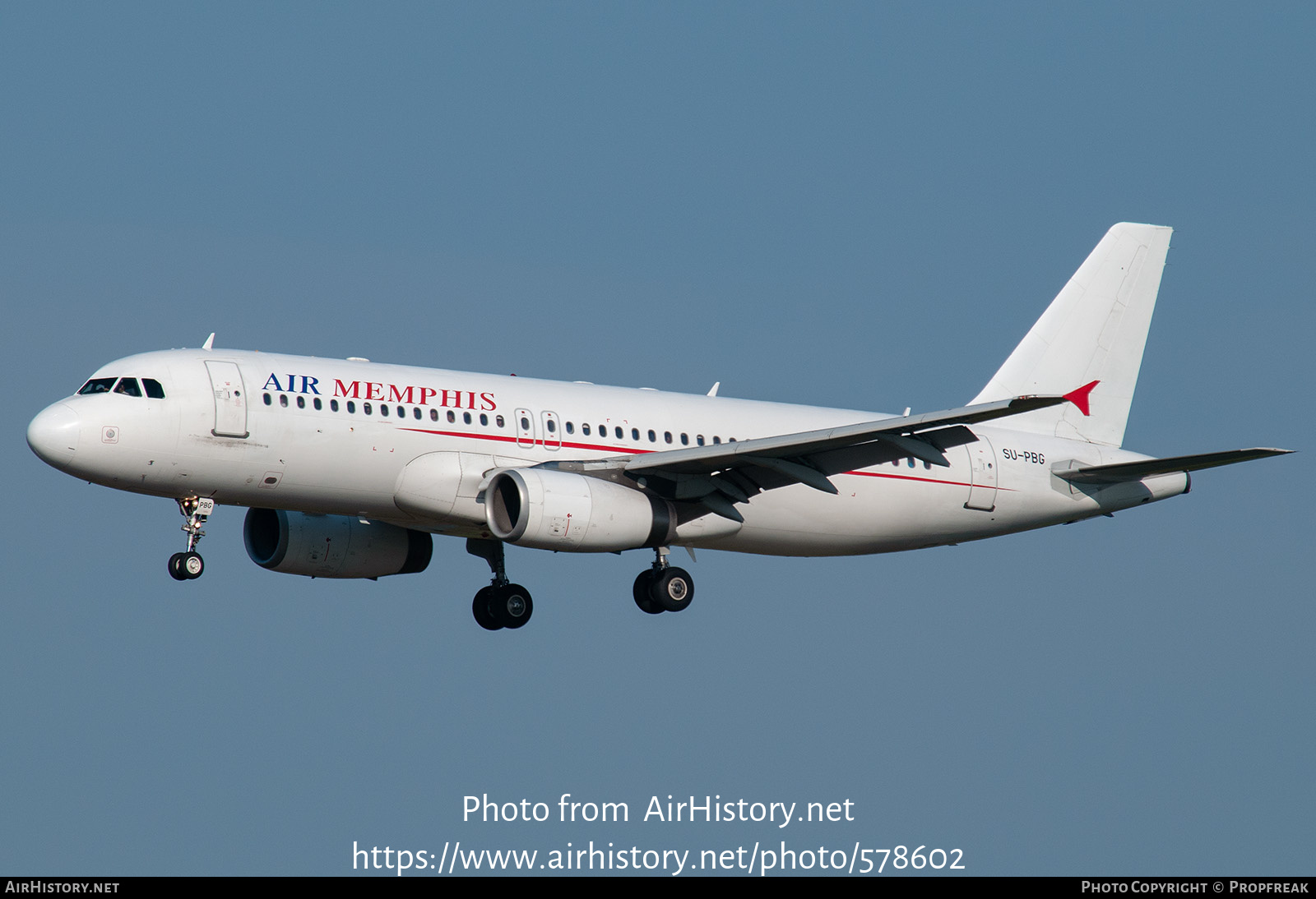 Aircraft Photo of SU-PBG | Airbus A320-233 | Air Memphis | AirHistory.net #578602