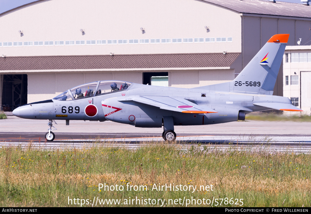 Aircraft Photo of 26-5689 | Kawasaki T-4 | Japan - Air Force | AirHistory.net #578625