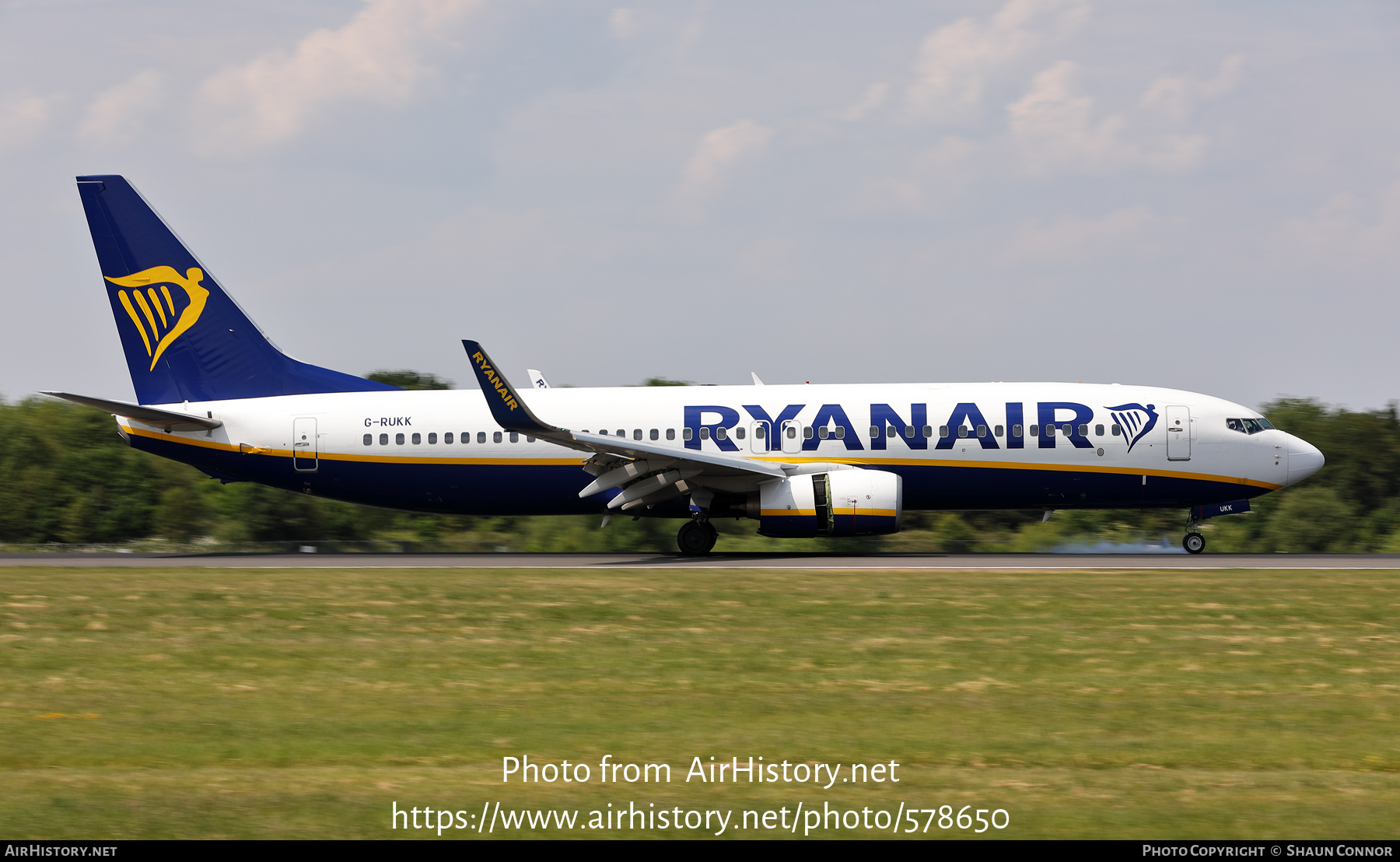 Aircraft Photo of G-RUKK | Boeing 737-8AS | Ryanair | AirHistory.net #578650