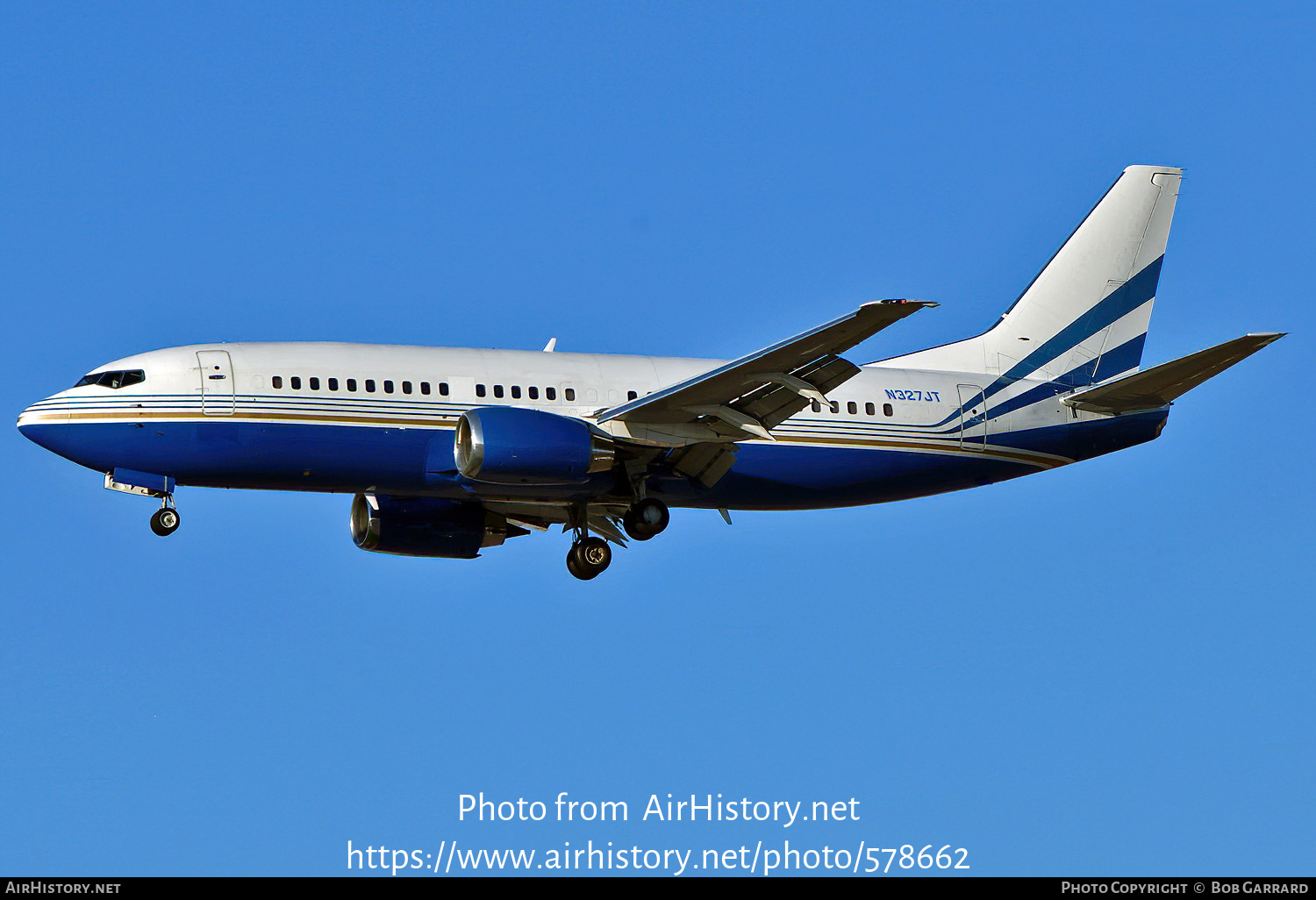Aircraft Photo of N327JT | Boeing 737-3L9 | AirHistory.net #578662