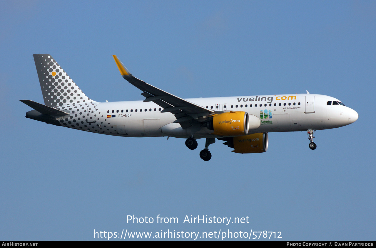 Aircraft Photo of EC-NCF | Airbus A320-271N | Vueling Airlines | AirHistory.net #578712