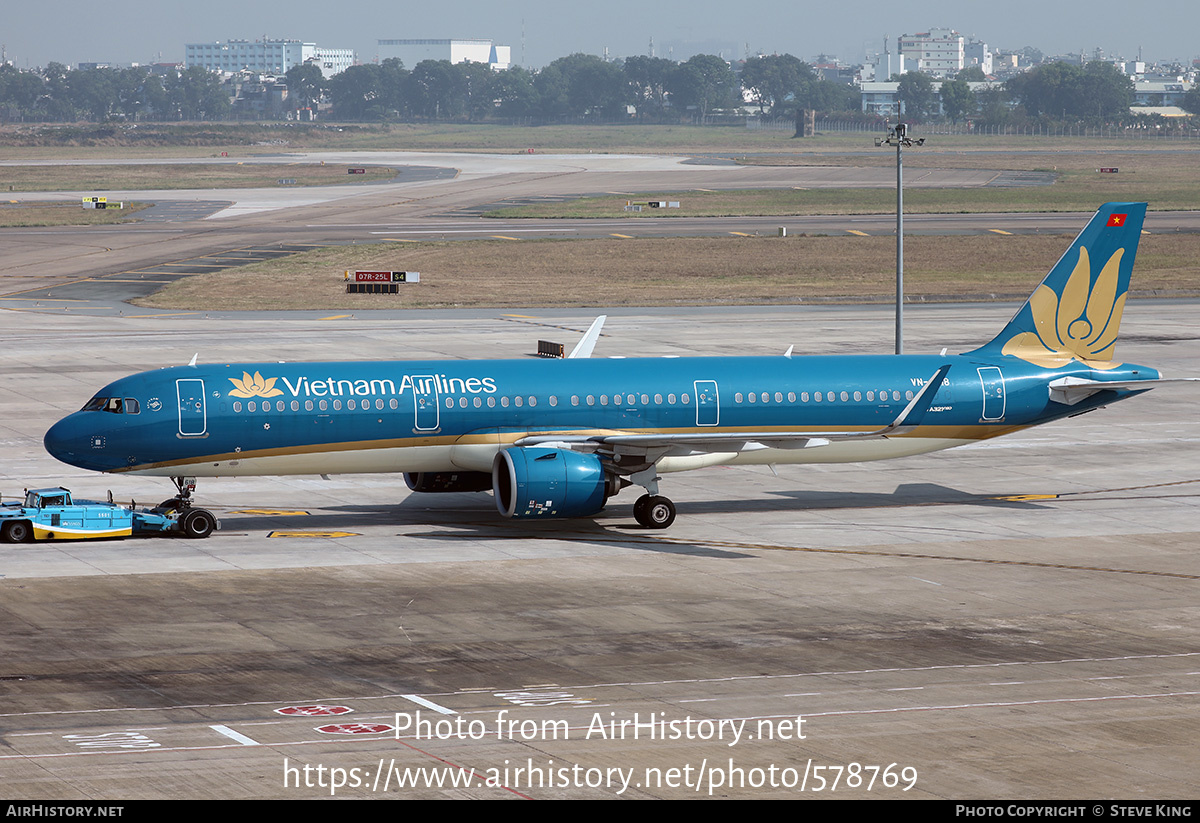 Aircraft Photo of VN-A616 | Airbus A321-272N | Vietnam Airlines | AirHistory.net #578769