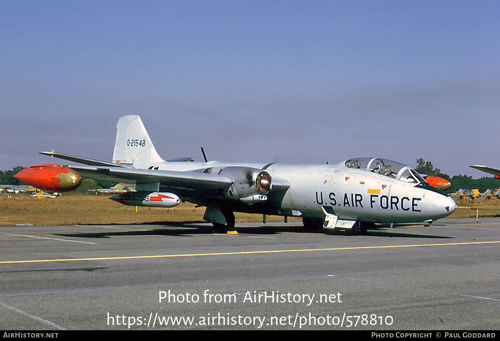 Aircraft Photo of 52-1548 / 0-21548 | Martin EB-57B Canberra | USA - Air Force | AirHistory.net #578810