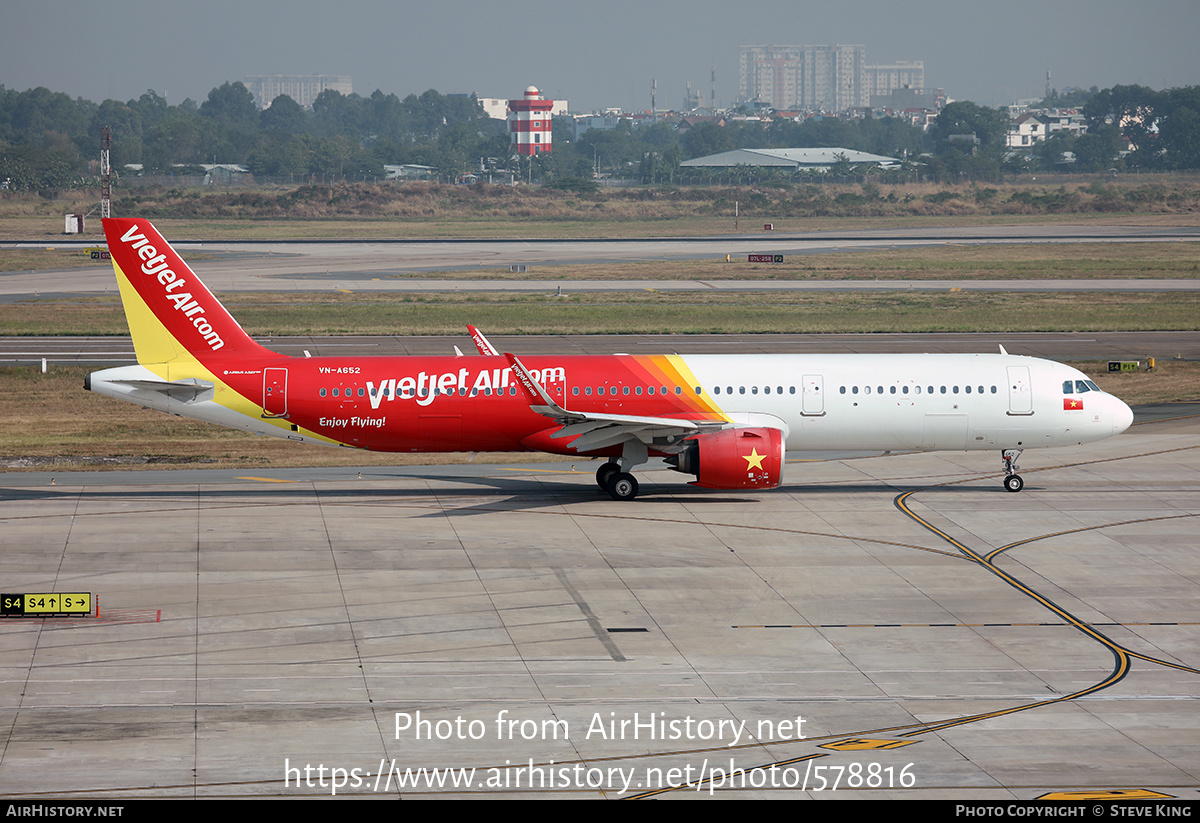 Aircraft Photo of VN-A652 | Airbus A321-271N | VietJet Air | AirHistory.net #578816