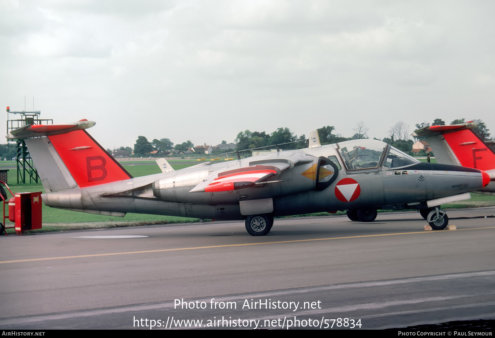 Aircraft Photo of RB-22 / B red | Saab 105OE | Austria - Air Force | AirHistory.net #578834