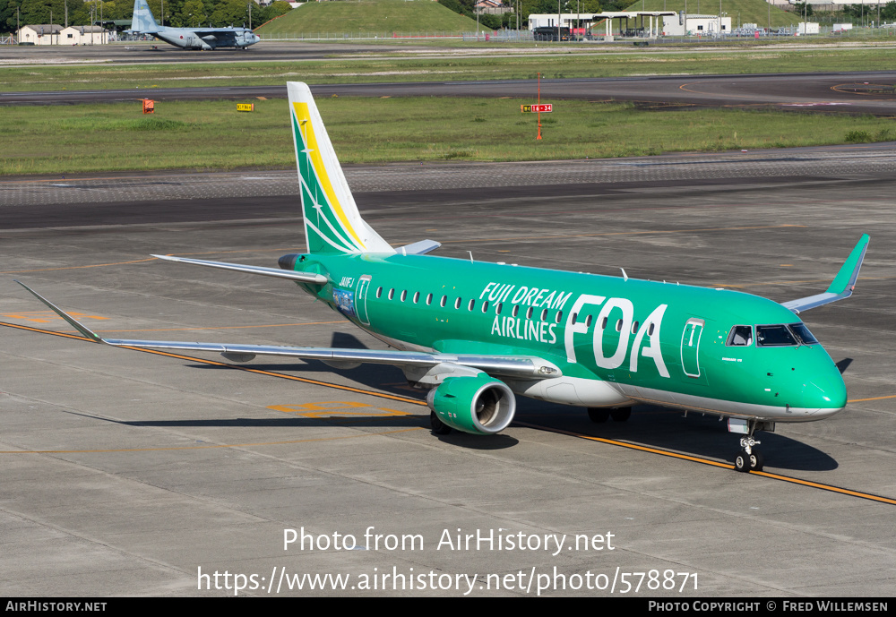 Aircraft Photo of JA11FJ | Embraer 175STD (ERJ-170-200STD) | FDA - Fuji Dream Airlines | AirHistory.net #578871