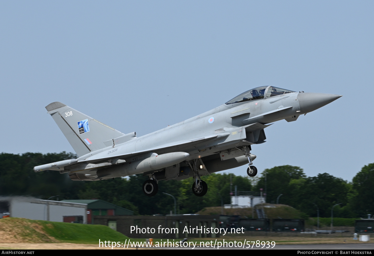 Aircraft Photo of ZK308 | Eurofighter EF-2000 Typhoon FGR4 | UK - Air Force | AirHistory.net #578939