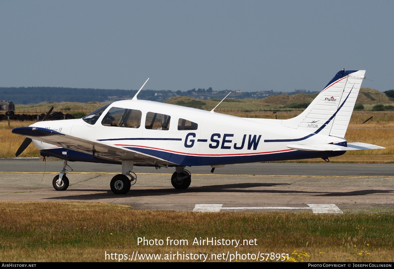 Aircraft Photo of G-SEJW | Piper PA-28-161 Cherokee Warrior II | AirHistory.net #578951