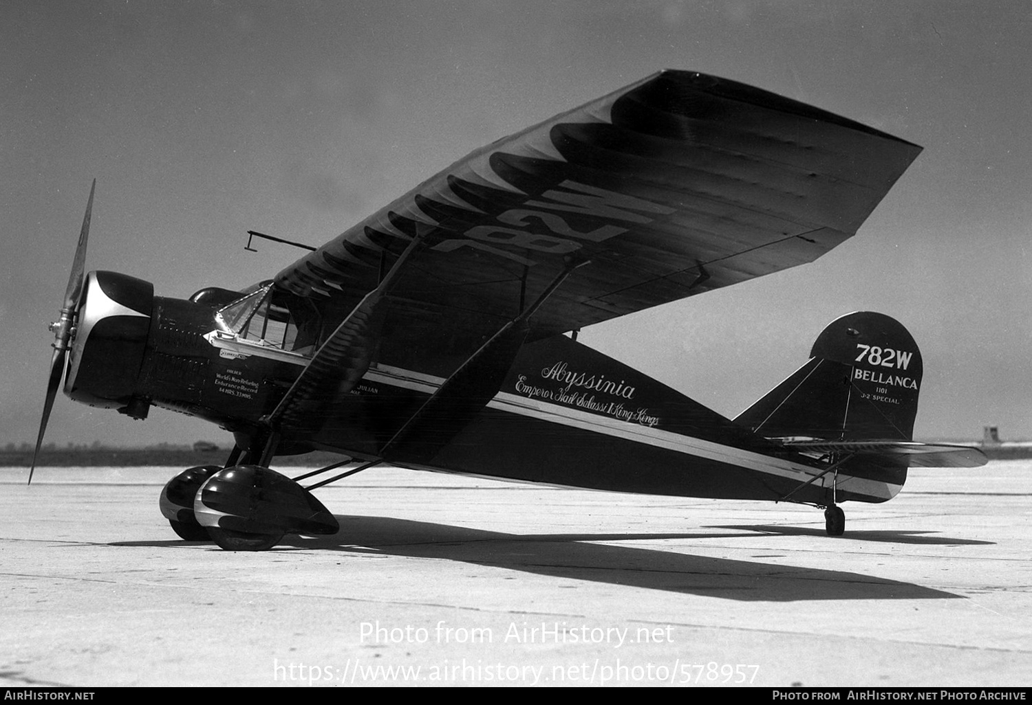 Aircraft Photo of NR782W / 782W | Bellanca J-2 Special | AirHistory.net #578957