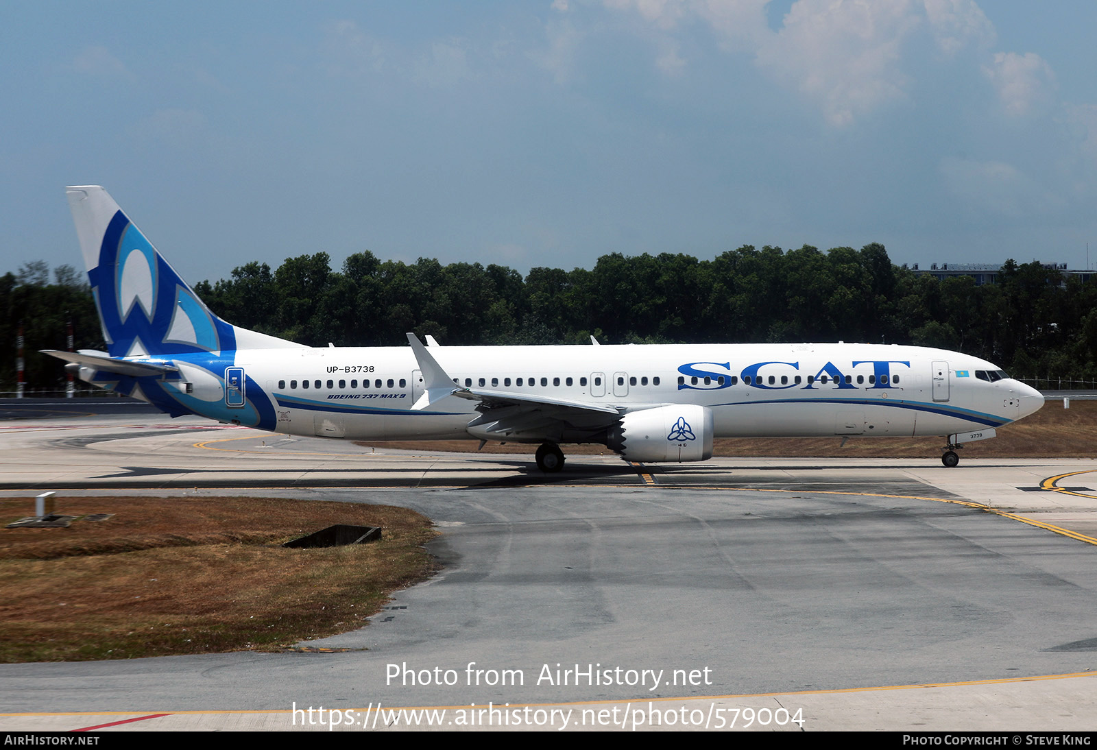 Aircraft Photo of UP-B3738 | Boeing 737-9 Max 9 | SCAT Airlines | AirHistory.net #579004