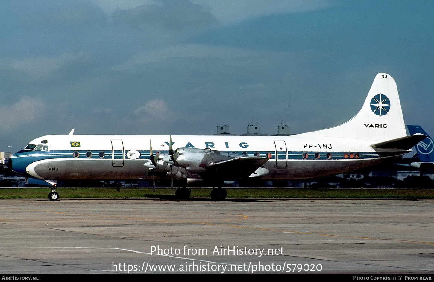 Aircraft Photo of PP-VNJ | Lockheed L-188A Electra | Varig | AirHistory.net #579020