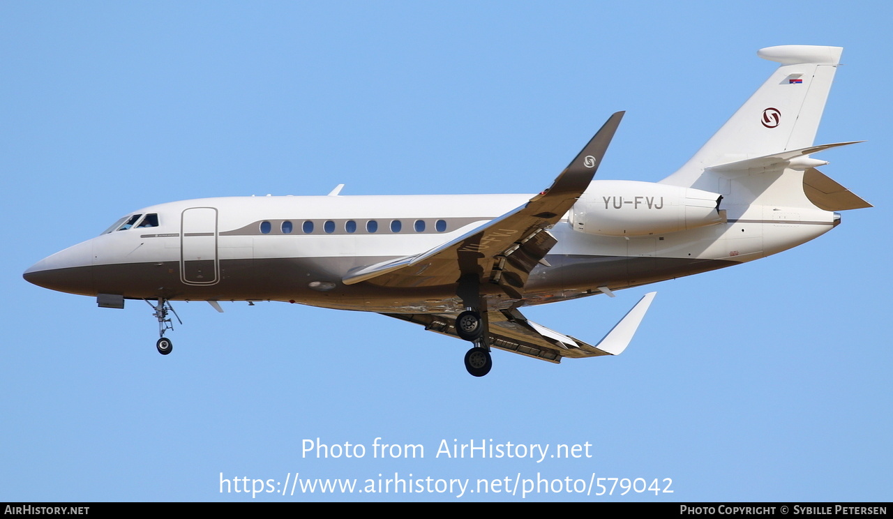 Aircraft Photo of YU-FVJ | Dassault Falcon 2000LX | Prince Aviation | AirHistory.net #579042