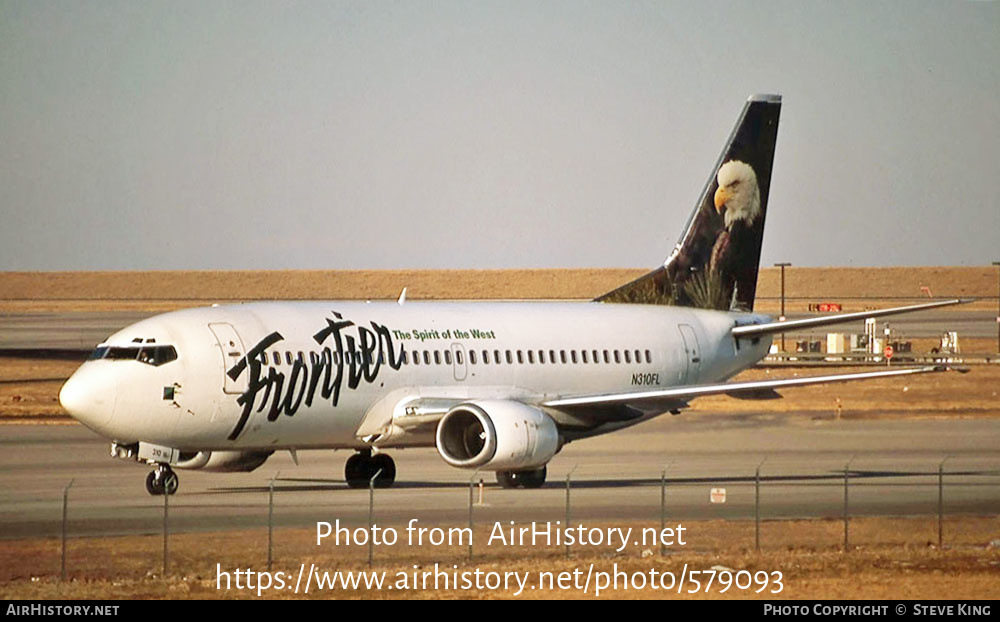 Aircraft Photo of N310FL | Boeing 737-3L9 | Frontier Airlines | AirHistory.net #579093