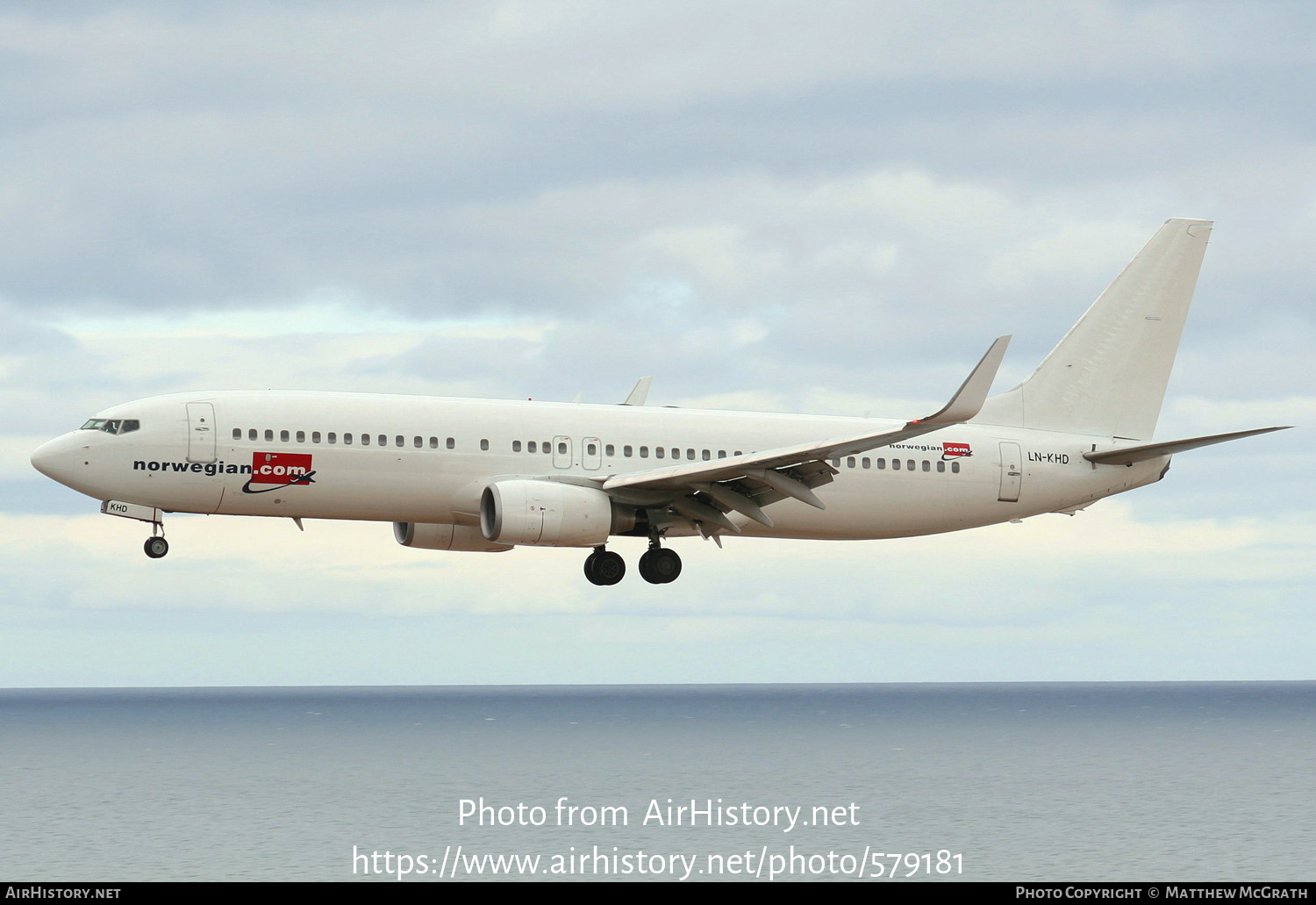 Aircraft Photo of LN-KHD | Boeing 737-8BK | Norwegian | AirHistory.net #579181