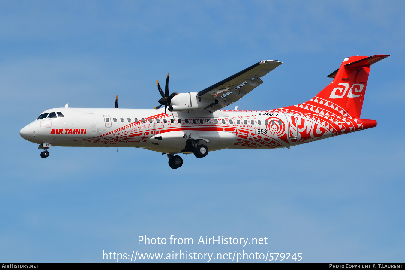 Aircraft Photo of F-WWED | ATR ATR-72-600 (ATR-72-212A) | Air Tahiti | AirHistory.net #579245