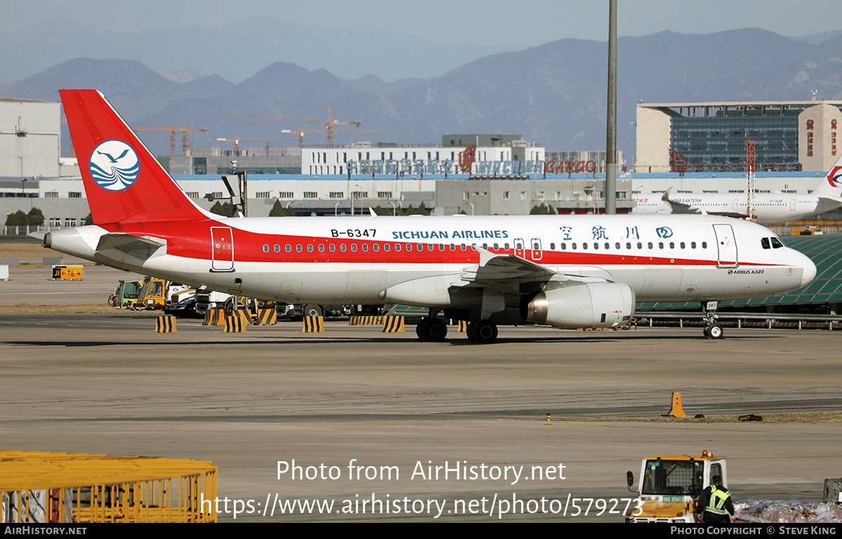 Aircraft Photo of B-6347 | Airbus A320-232 | Sichuan Airlines | AirHistory.net #579273