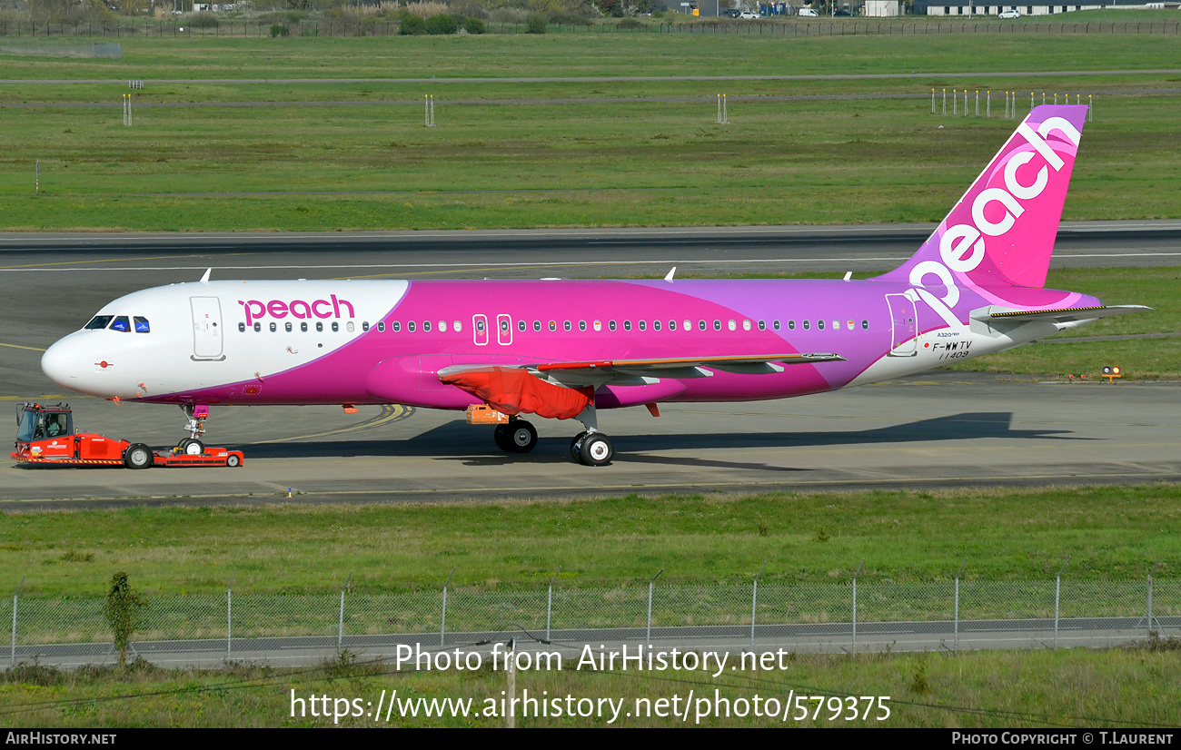 Aircraft Photo of F-WWTV | Airbus A320-251N | Peach Aviation | AirHistory.net #579375