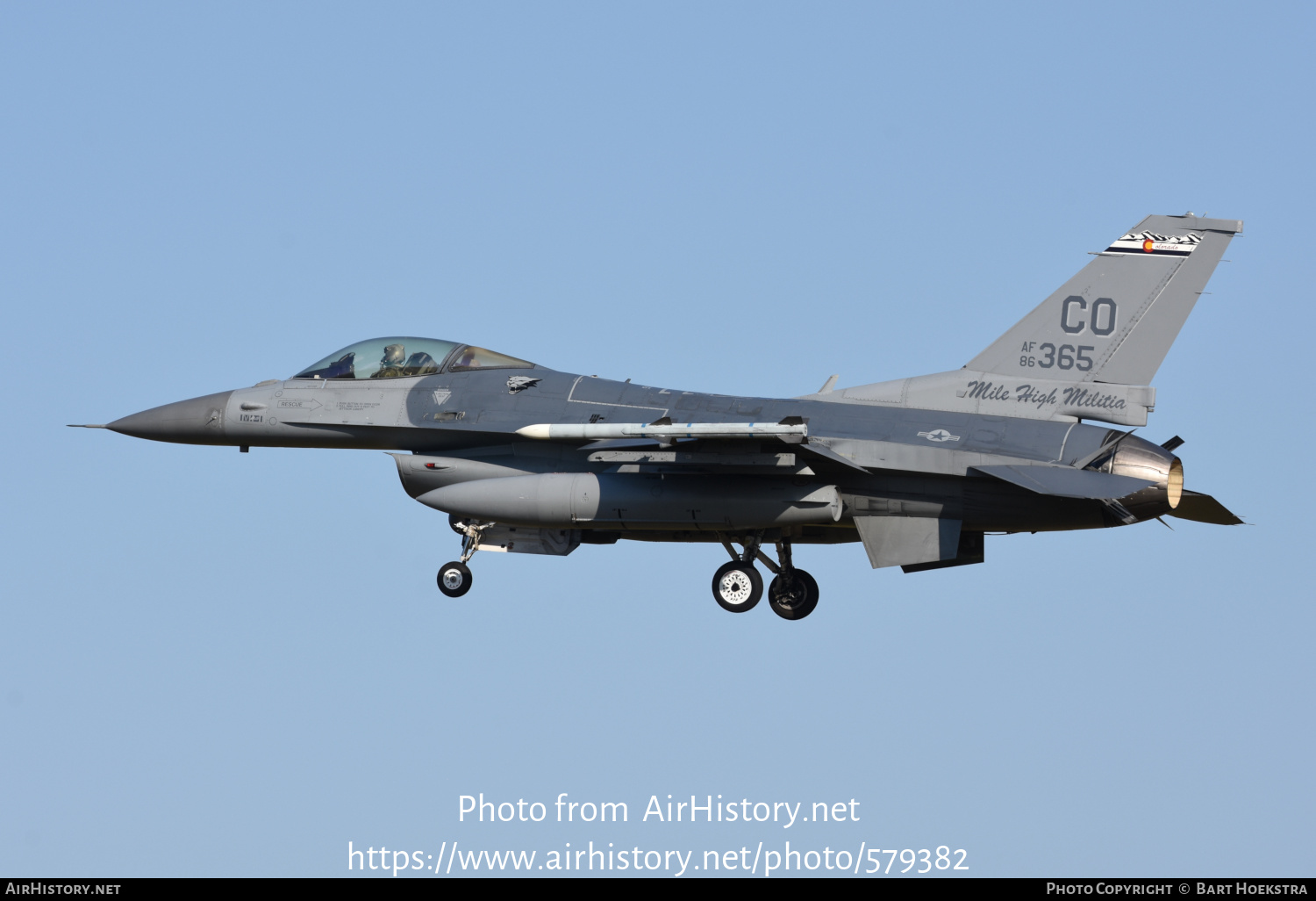 Aircraft Photo of 86-0365 / AF86-365 | General Dynamics F-16C Fighting Falcon | USA - Air Force | AirHistory.net #579382