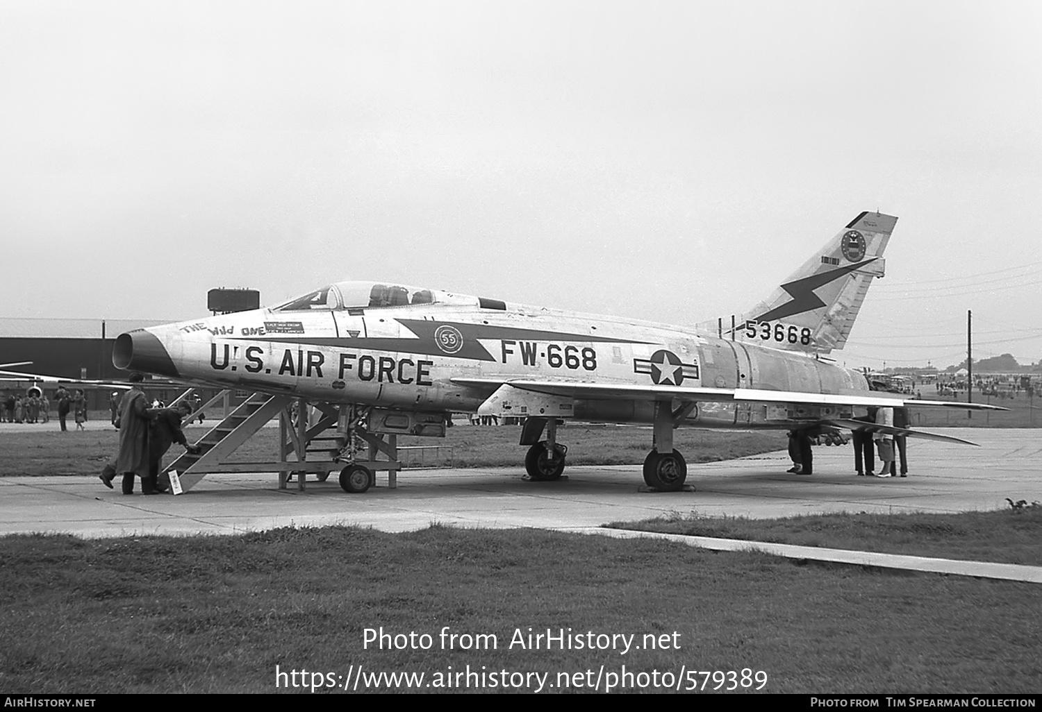 Aircraft Photo of 55-3668 / 53668 | North American F-100D Super Sabre | USA - Air Force | AirHistory.net #579389