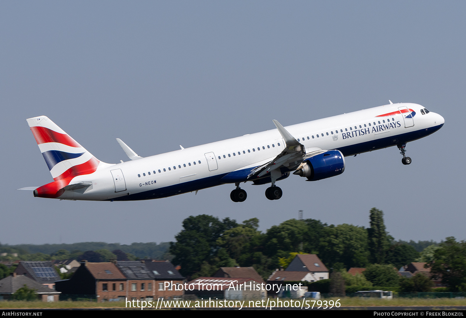 Aircraft Photo of G-NEOW | Airbus A321-251NX | British Airways | AirHistory.net #579396