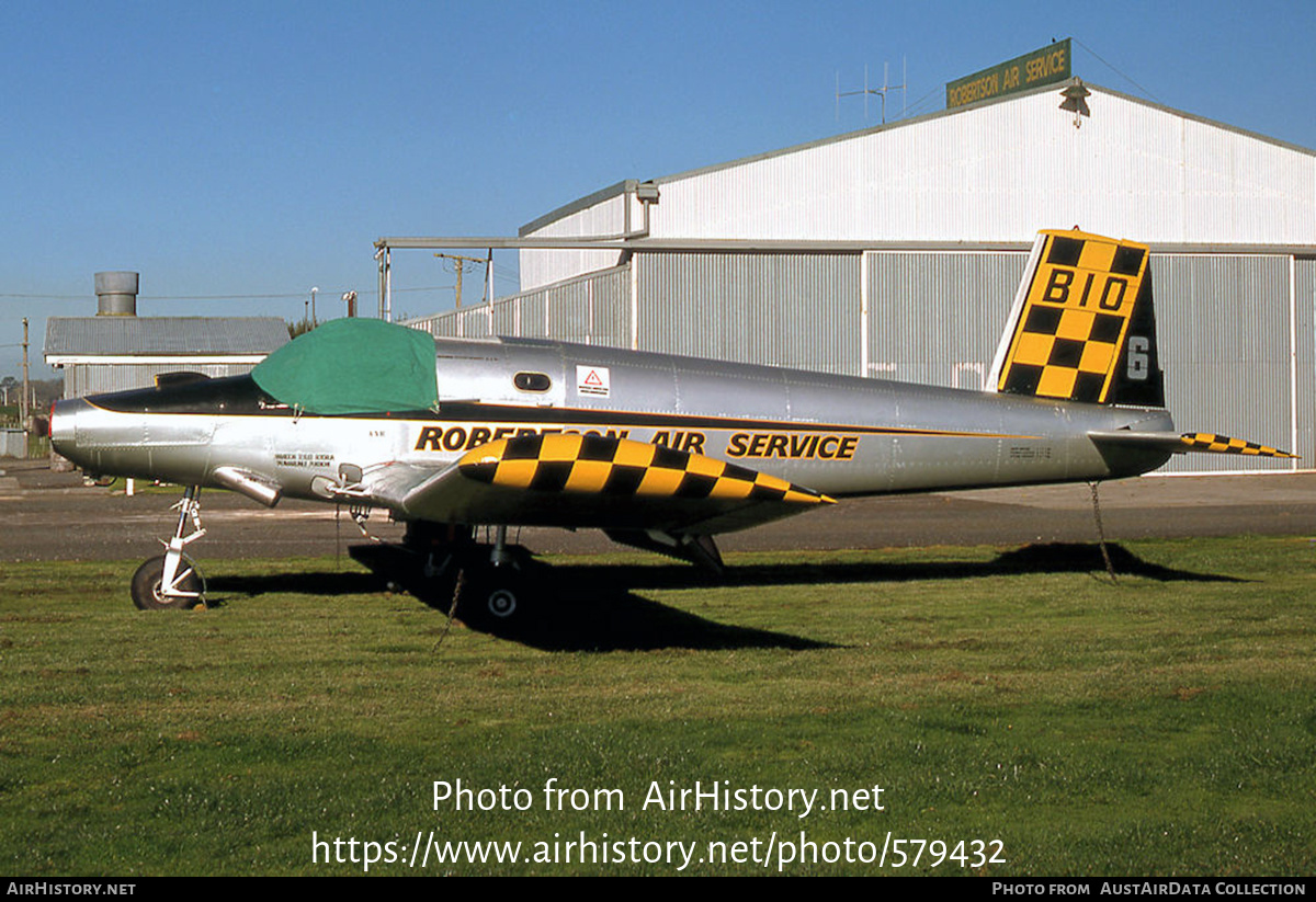 Aircraft Photo of ZK-BIO | Fletcher FU-24 | Robertson Air Service | AirHistory.net #579432