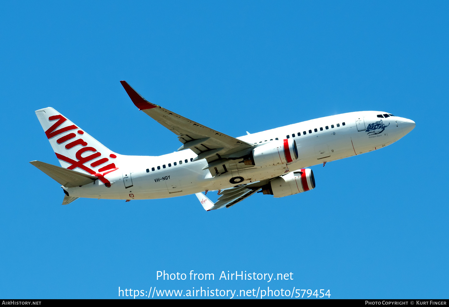 Aircraft Photo of VH-NQY | Boeing 737-7K2 | Virgin Australia Airlines | AirHistory.net #579454