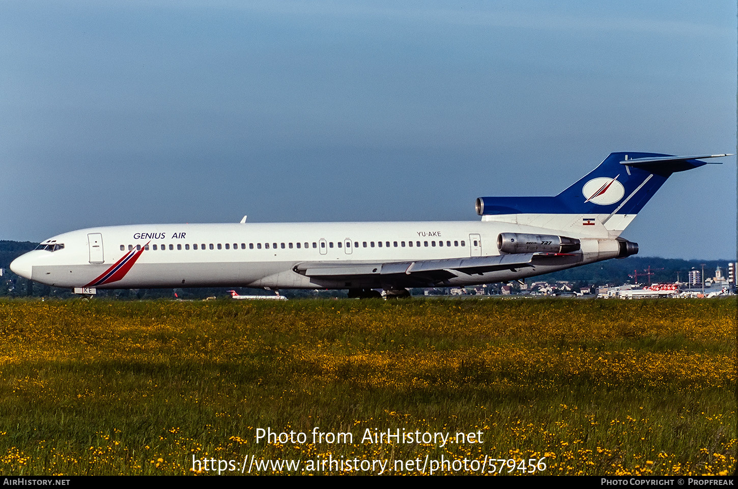 Aircraft Photo of YU-AKE | Boeing 727-2H9/Adv | Genius Air | AirHistory.net #579456