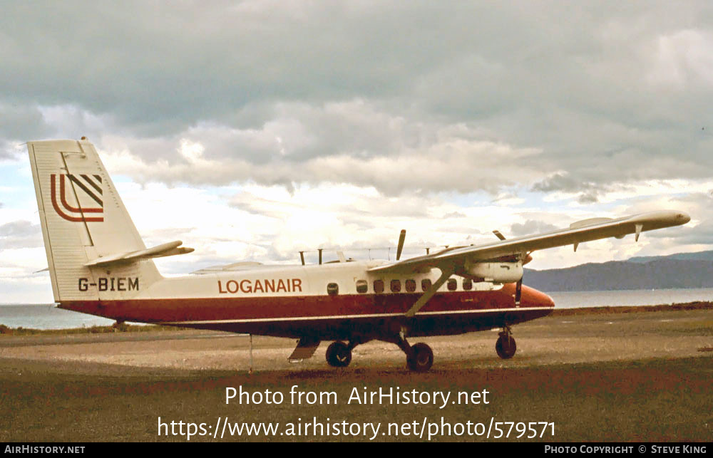 Aircraft Photo of G-BIEM | De Havilland Canada DHC-6-310 Twin Otter | Loganair | AirHistory.net #579571