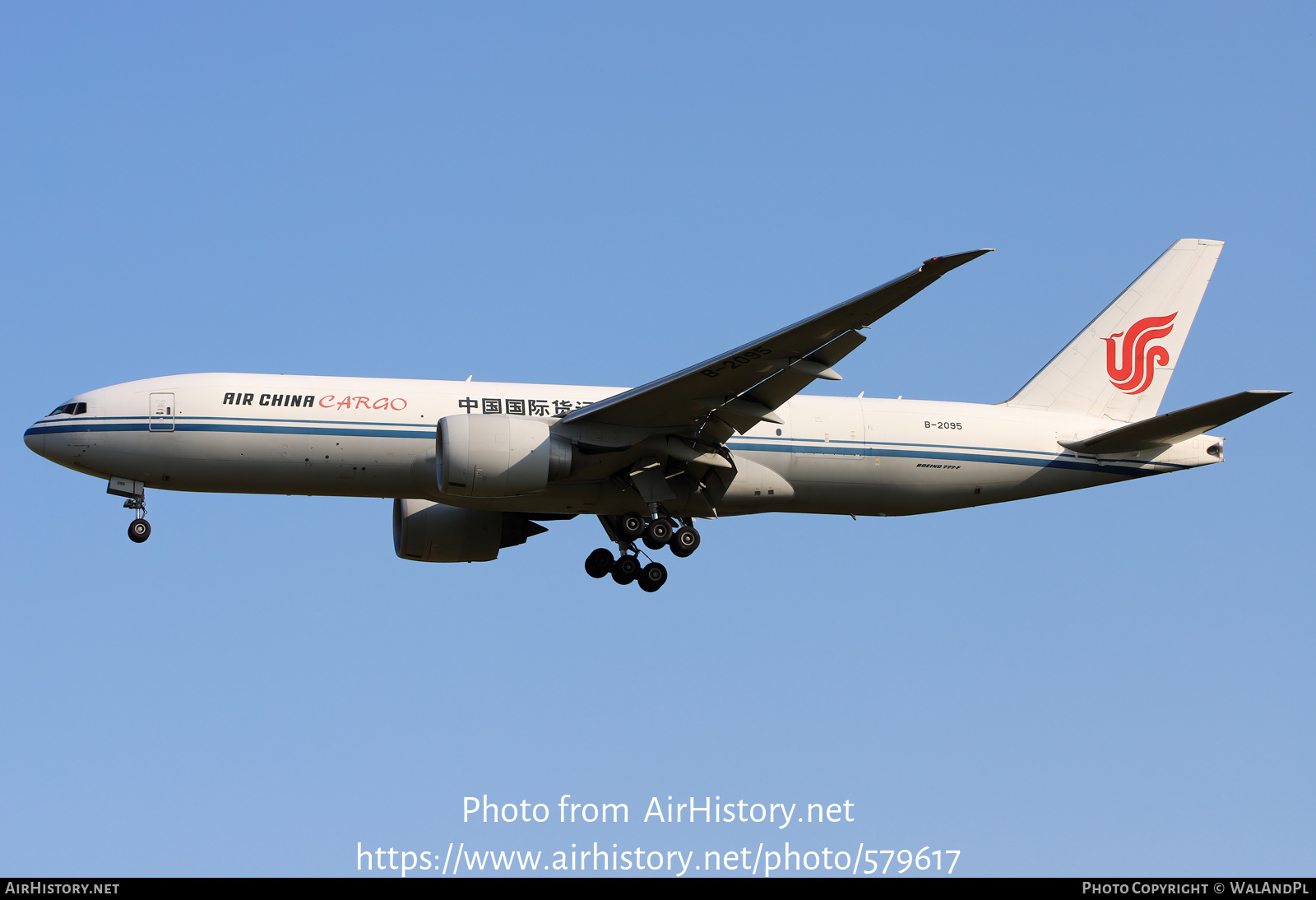 Aircraft Photo of B-2095 | Boeing 777-FFT | Air China Cargo | AirHistory.net #579617