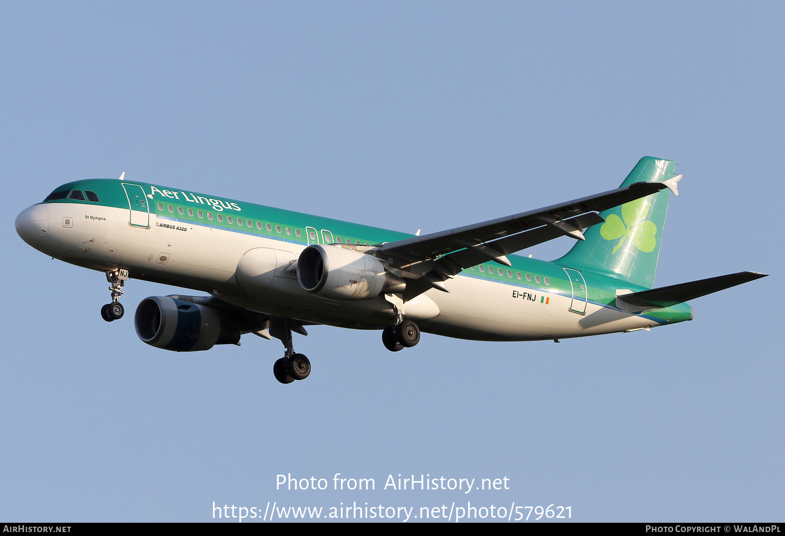 Aircraft Photo of EI-FNJ | Airbus A320-214 | Aer Lingus | AirHistory.net #579621