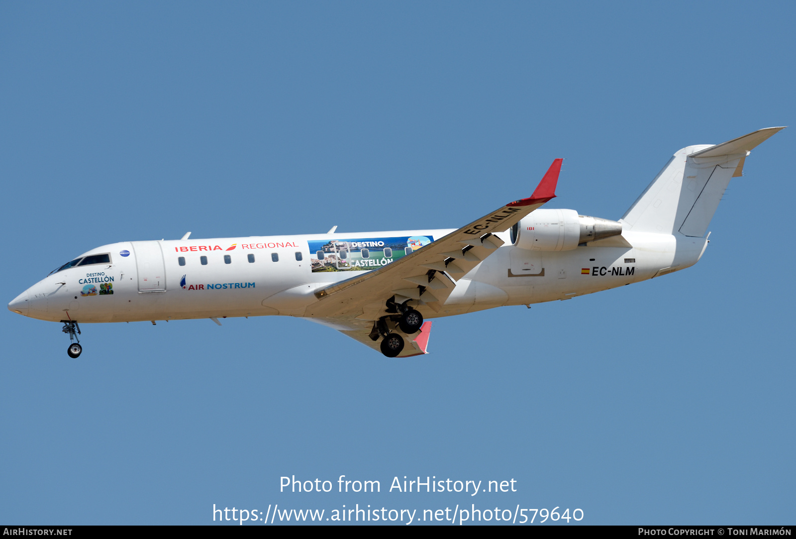 Aircraft Photo of EC-NLM | Bombardier CRJ-200LR (CL-600-2B19) | Iberia Regional | AirHistory.net #579640