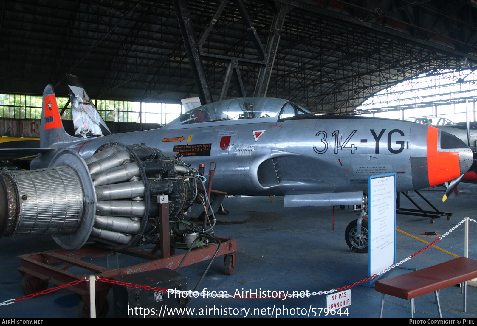 Aircraft Photo of 18658 | Lockheed T-33A | France - Air Force | AirHistory.net #579644