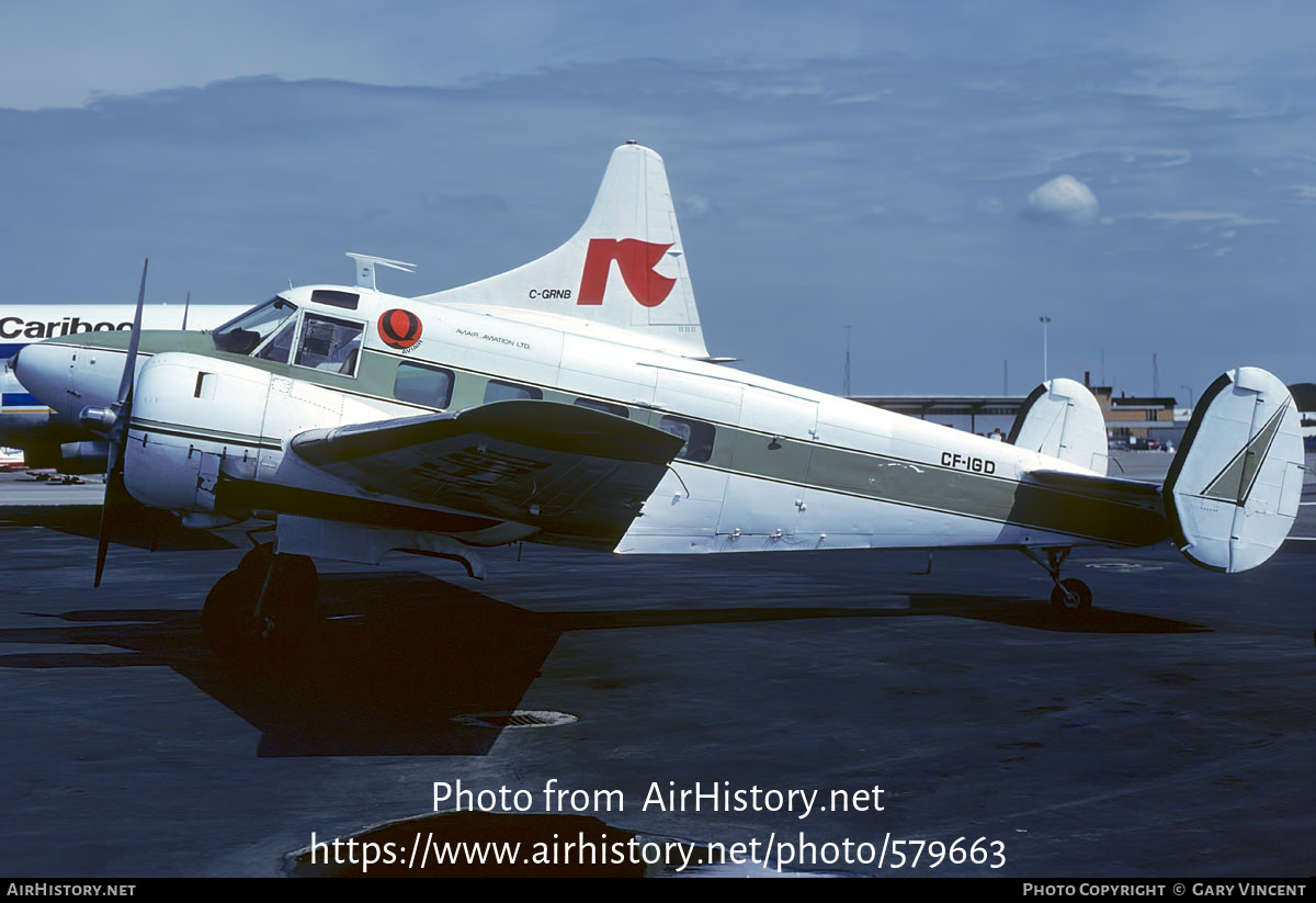 Aircraft Photo of CF-IGD | Beech G18S | Aviair Aviation | AirHistory.net #579663