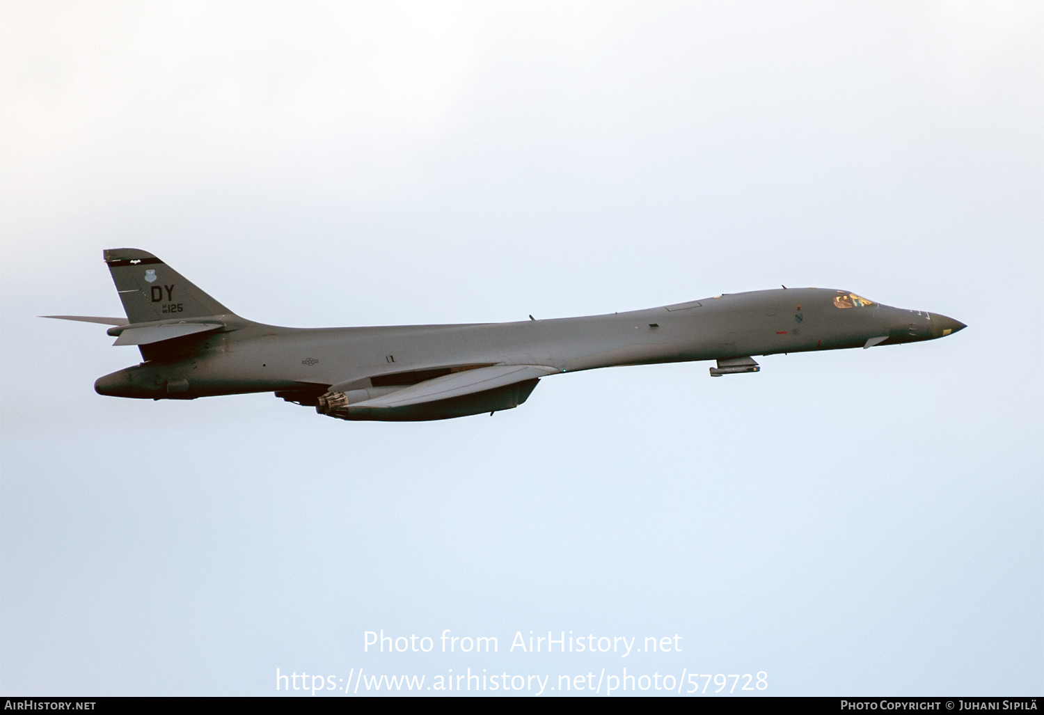 Aircraft Photo of 86-0125 / AF86-125 | Rockwell B-1B Lancer | USA - Air Force | AirHistory.net #579728