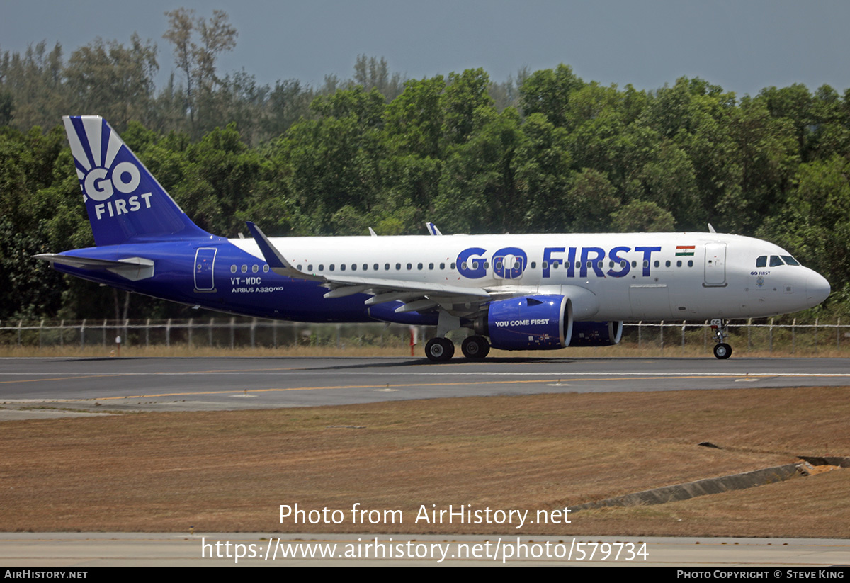 Aircraft Photo of VT-WDC | Airbus A320-271N | Go First | AirHistory.net #579734