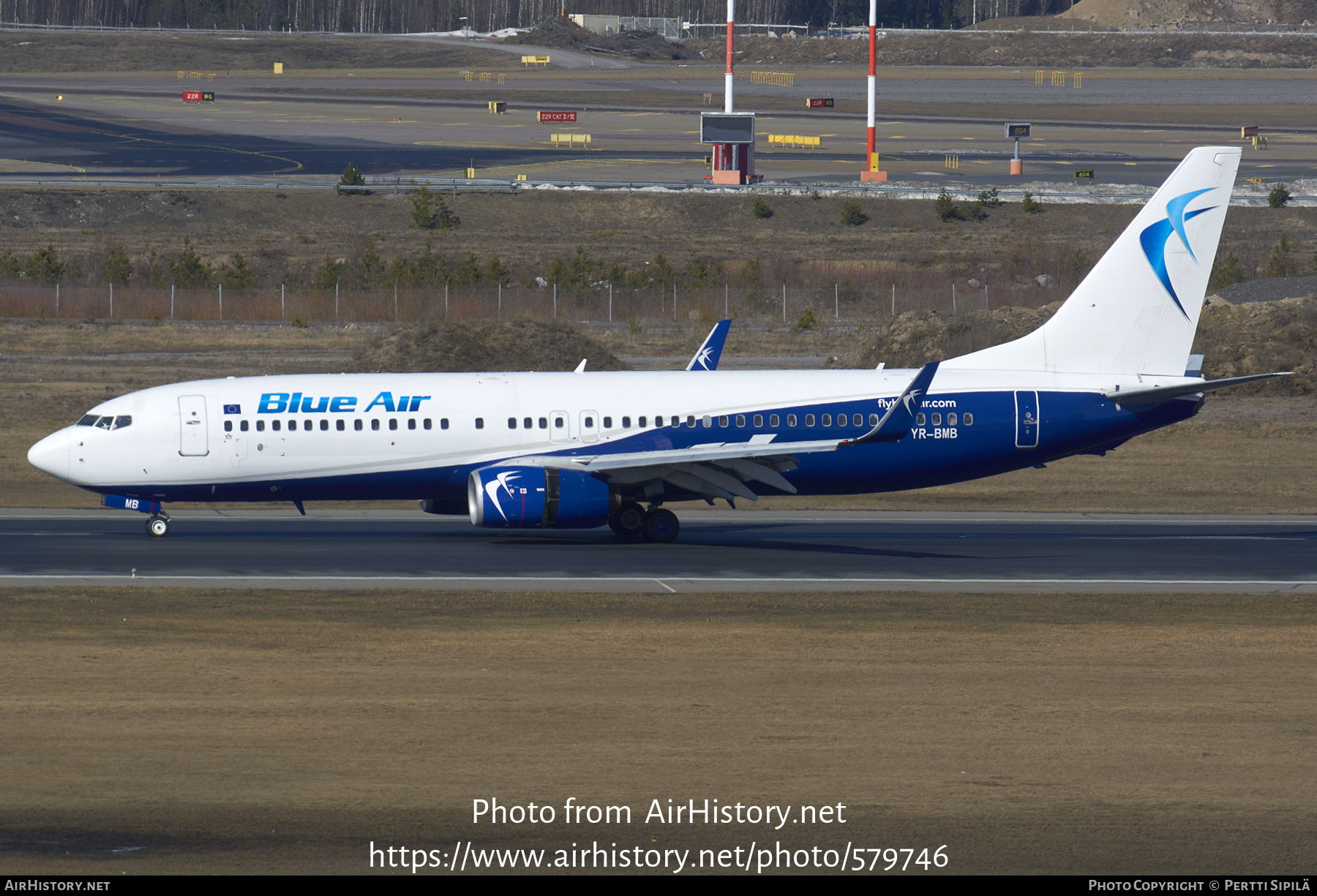 Aircraft Photo of YR-BMB | Boeing 737-85R | Blue Air | AirHistory.net #579746