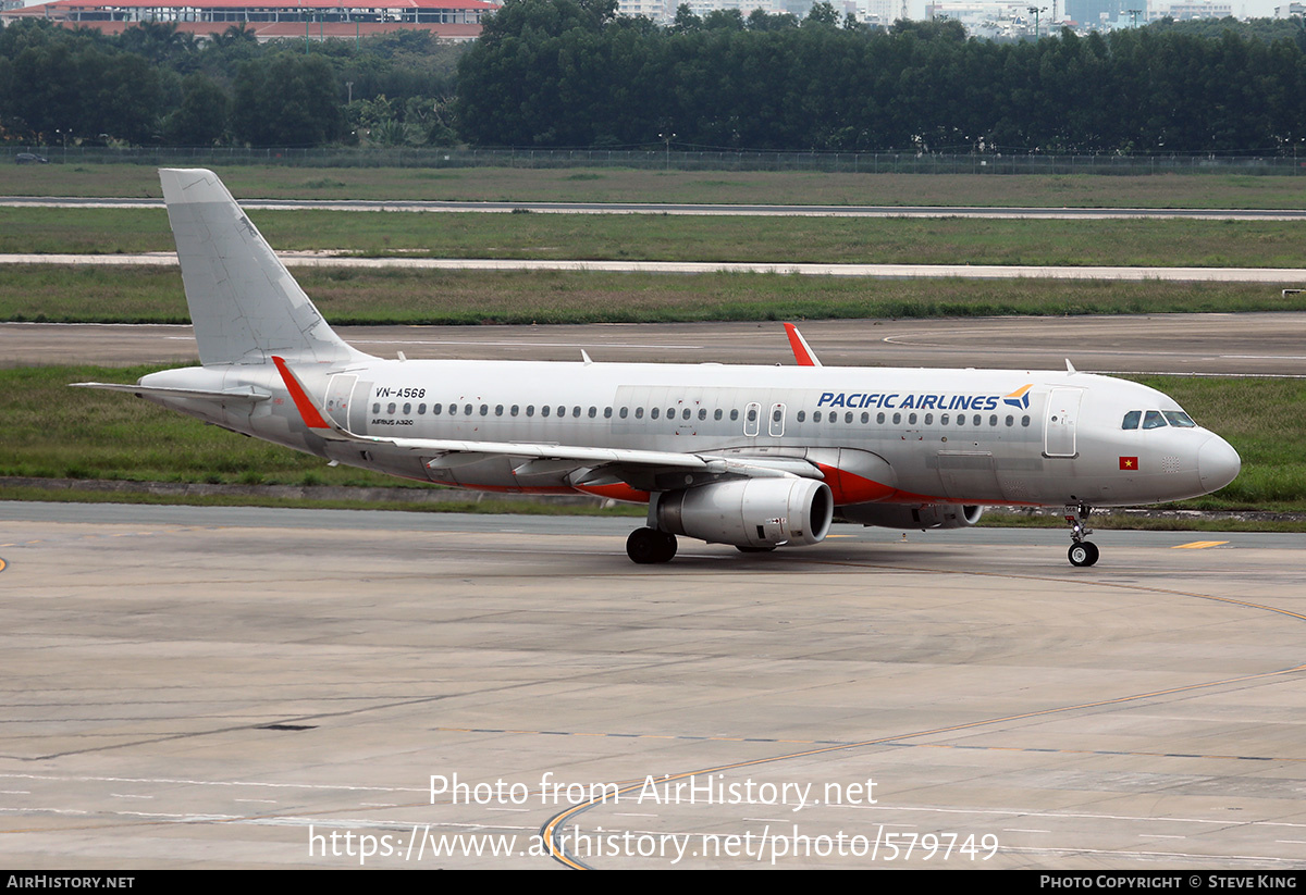 Aircraft Photo of VN-A568 | Airbus A320-232 | Pacific Airlines | AirHistory.net #579749