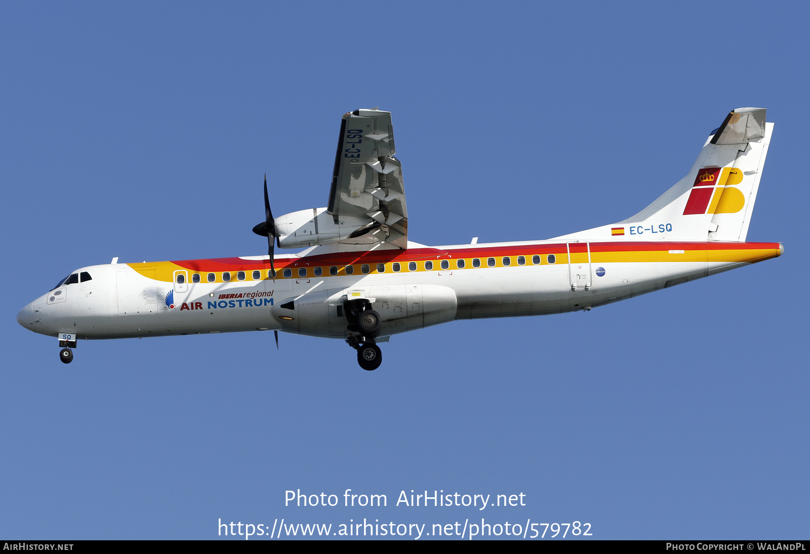 Aircraft Photo of EC-LSQ | ATR ATR-72-600 (ATR-72-212A) | Iberia Regional | AirHistory.net #579782