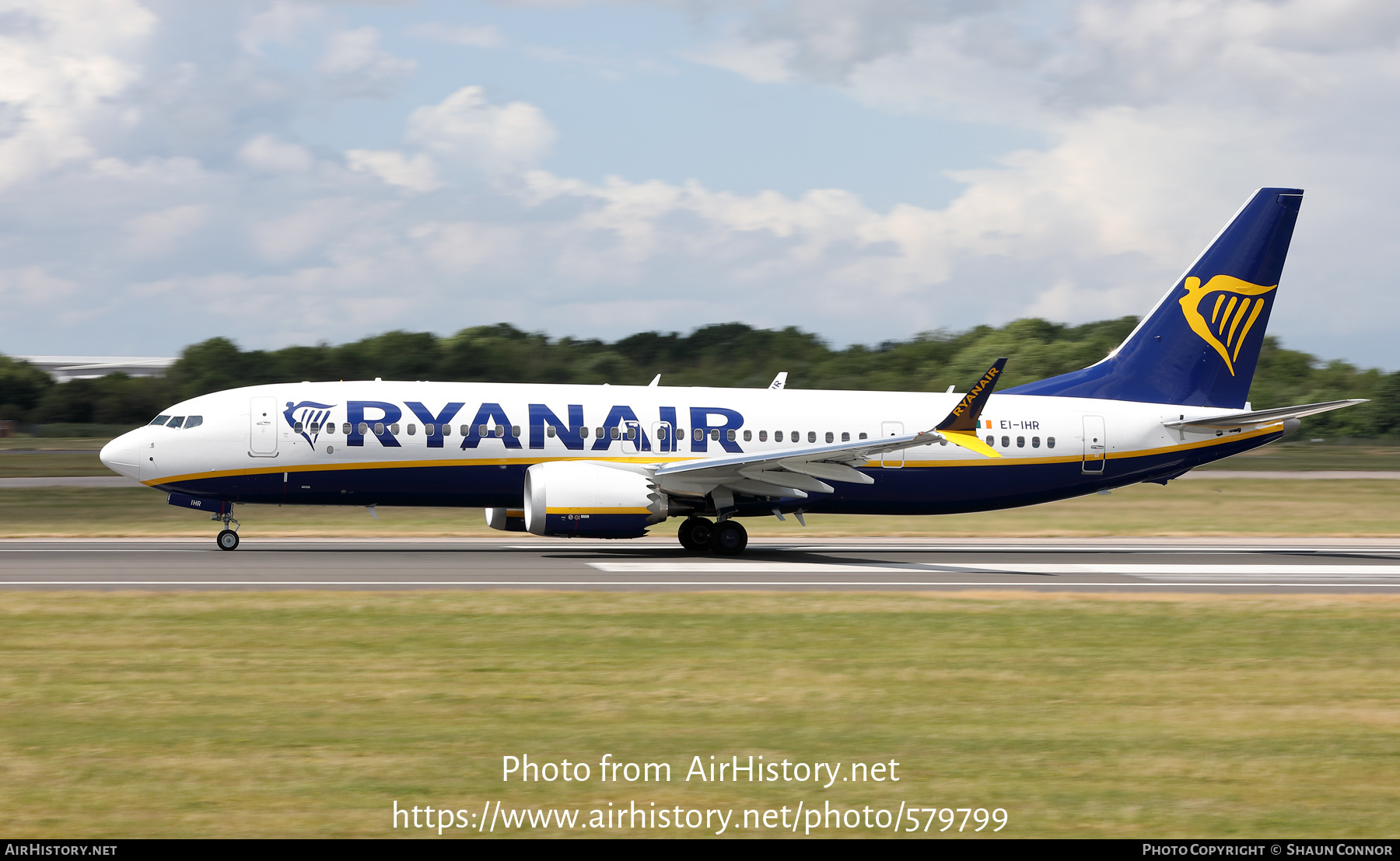 Aircraft Photo of EI-IHR | Boeing 737-8200 Max 200 | Ryanair | AirHistory.net #579799