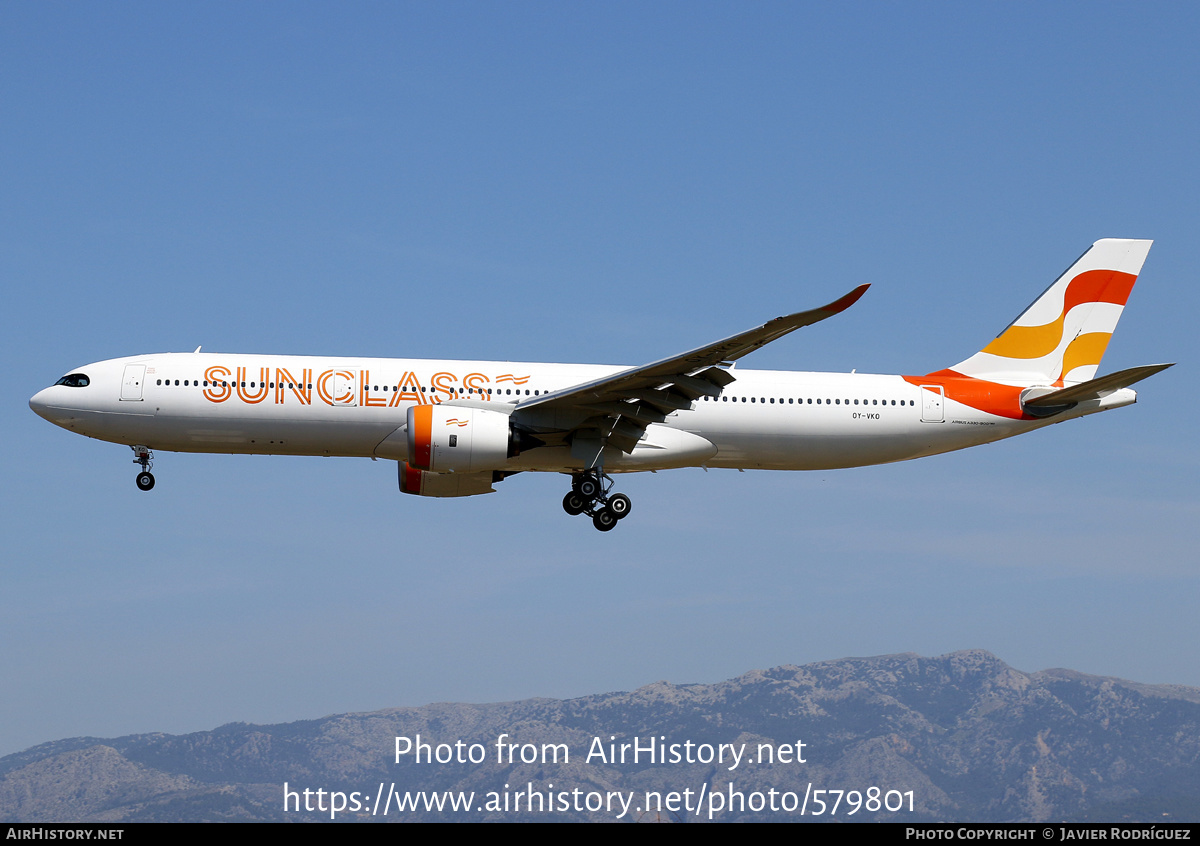 Aircraft Photo of OY-VKO | Airbus A330-941N | Sunclass Airlines | AirHistory.net #579801