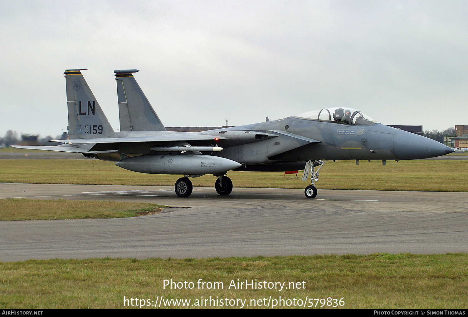 Aircraft Photo of 86-0159 / AF86-159 | McDonnell Douglas F-15C Eagle | USA - Air Force | AirHistory.net #579836