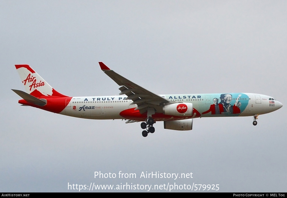 Aircraft Photo of 9M-XXH | Airbus A330-343 | AirAsia X | AirHistory.net #579925