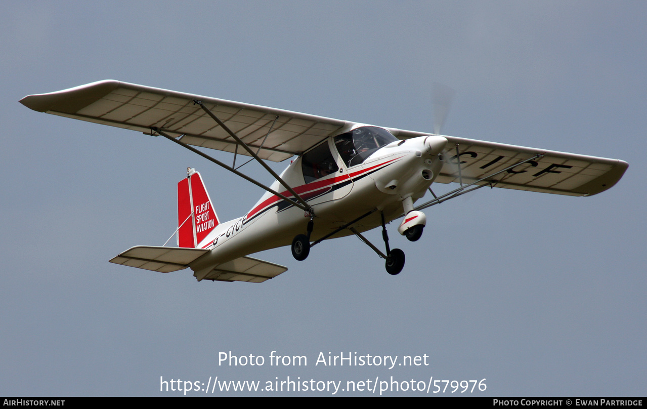 Aircraft Photo of G-CICF | Comco Ikarus C42-FB80 Bravo | Flight Sport Aviation | AirHistory.net #579976