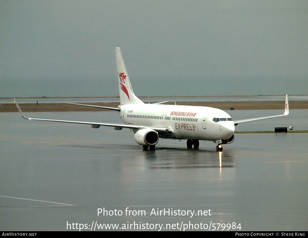 Aircraft Photo Of B-KBR | Boeing 737-8Q8 | Hong Kong Express ...