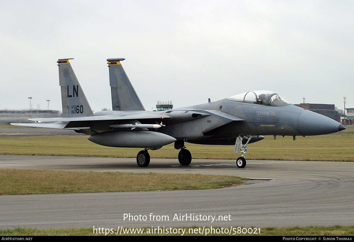 Aircraft Photo of 86-0160 / AF86-160 | McDonnell Douglas F-15C Eagle | USA - Air Force | AirHistory.net #580021