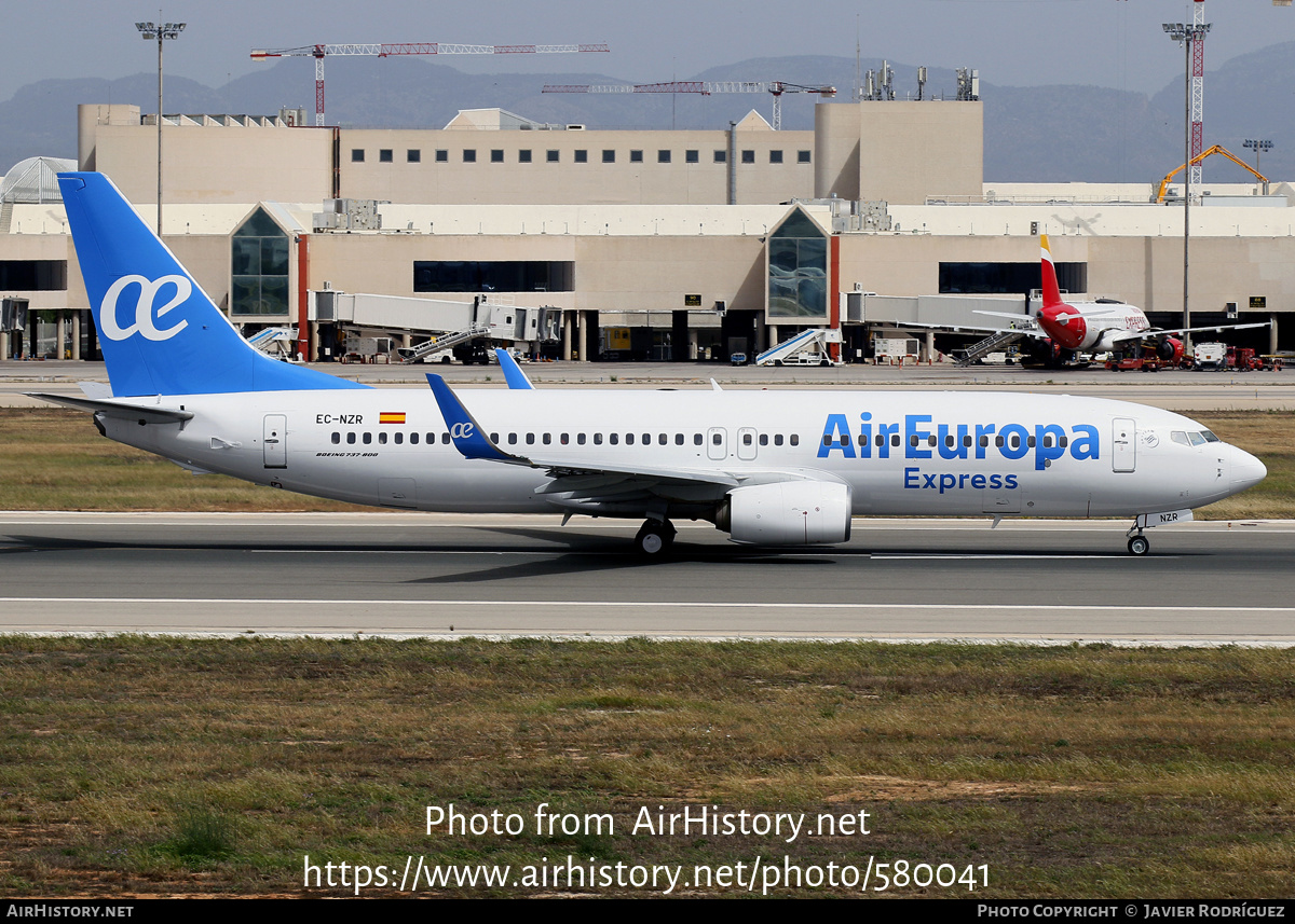 Aircraft Photo of EC-NZR | Boeing 737-8AS | Air Europa Express | AirHistory.net #580041