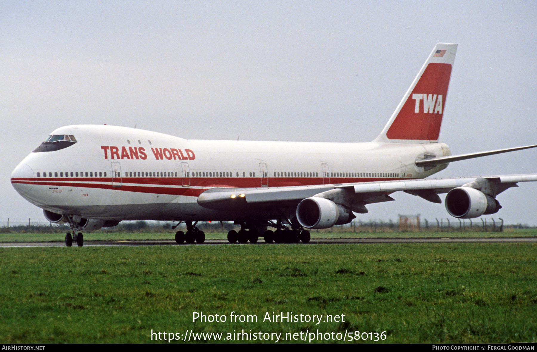 Aircraft Photo of N93109 | Boeing 747-131 | Trans World Airlines - TWA | AirHistory.net #580136